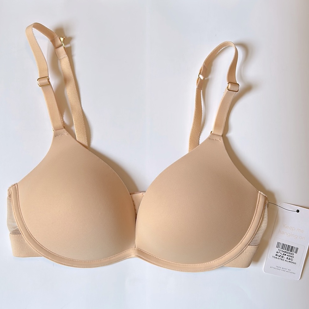 Lively wireless 2 way bra, 32C Toasted Almond, NEW with tag